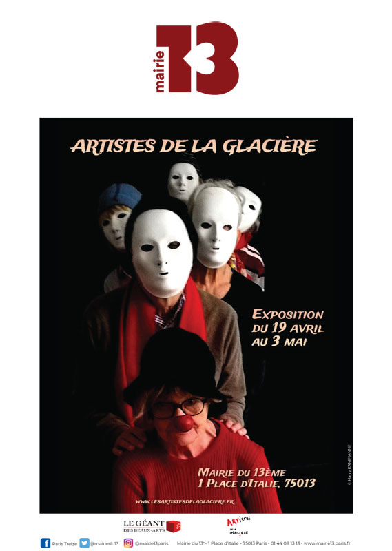 Affiche 32x45  Artistes de la Glacière 2023 copie